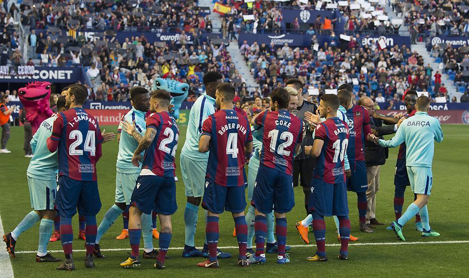 "Леванте" - "Барселона" - 5:4. 37-й тур Ла Лиги сезона 2017/2018 (13.05.2018)