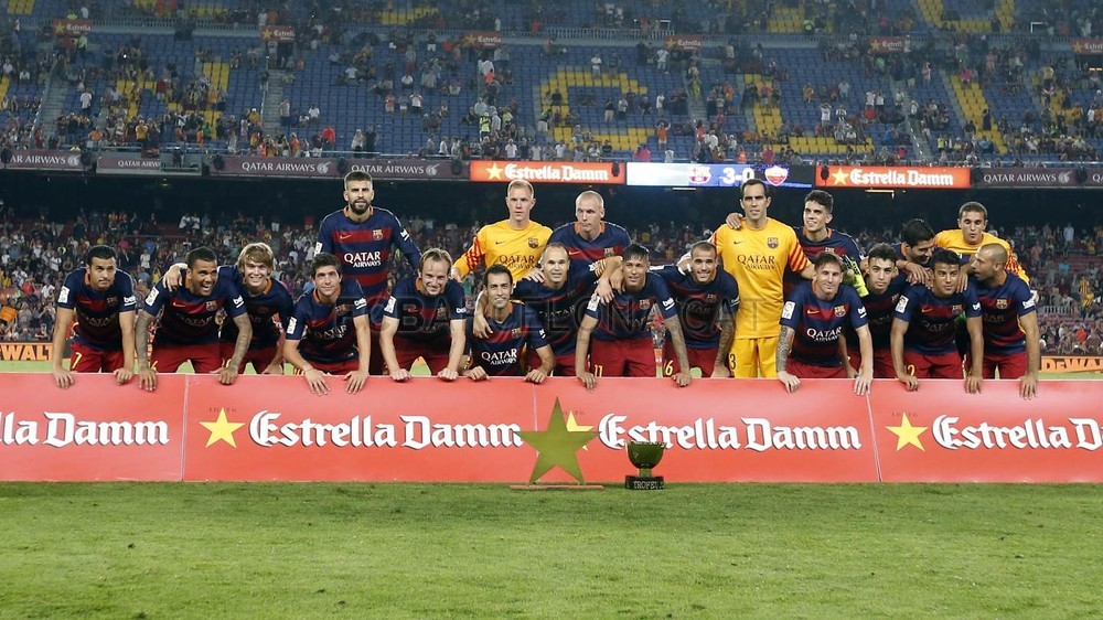 Трофей Гампера: Барселона - Рома (3-0)