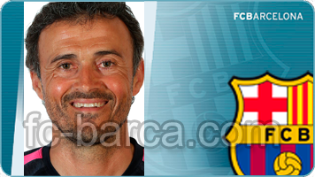 Портрет Луиса Энрике Мартинеса главного тренера ФК Барселона