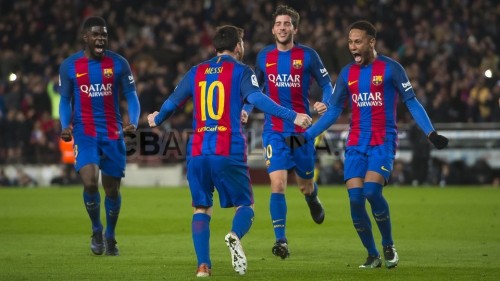 Барселона - Атлетик Бильбао, 11.01.2017, (3-1)