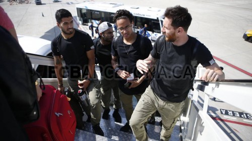 Поездка Барсы в Мадрид на финал Кубка Испании (27-05-17)