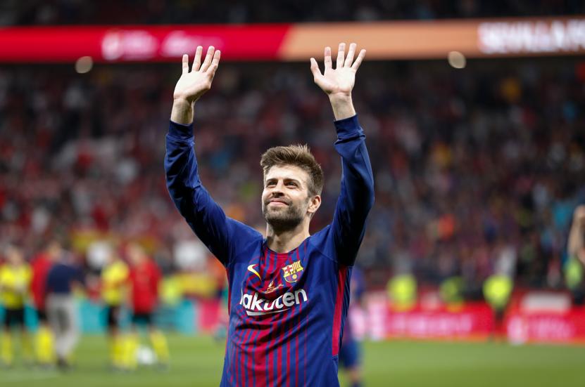 Награждание и празднование после победы в Кубке Испании